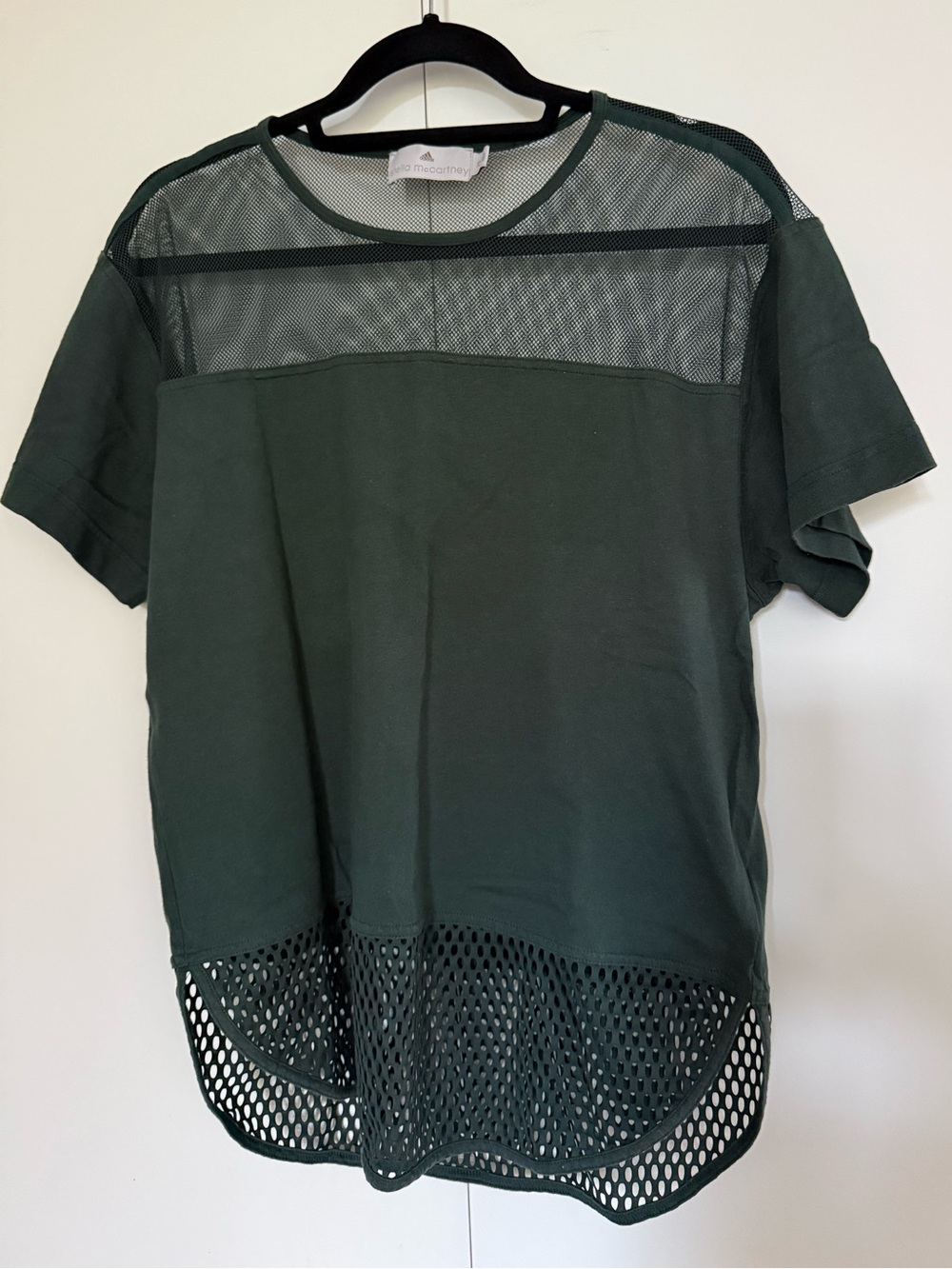Double Mesh Short Sleeve Tee: Adidas by Stella McCartney